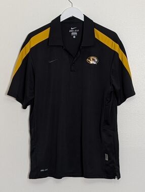 Missouri Tigers Polo Nike Large Black University Of Missouri Mizzou